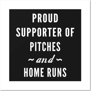 Pitches And Home Runs Posters and Art